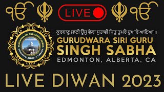 Giani pinderpal singh ji Katha LIVE DIWAN Gurdwara Sri Guru Singh Sabha, Edmonton,