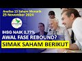 Analisa 25 Nov : Saham BBRI BRIS ASII BBNI TLKM AUTO ADRO PTBA ITMG UNVR BREN BUMI & Saham BRMS