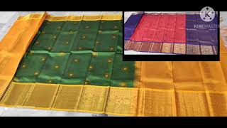 Kuppadam pattu sarees Kanchi border | pattu sarees with blouse | pattu sarees with price