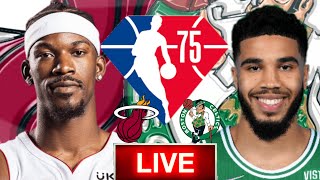 MIAMI HEAT @ BOSTON CELTICS | NBA LIVE SCOREBOARD | Basketball King Iverson