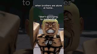 When Brothers are Alone at Home in ROBLOX Saitama Battlegrounds