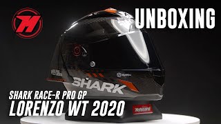 Unboxing casco @SHARKHELMETSVIDEO Race-R Pro GP #LORENZO99 Winter Test 😈🔥