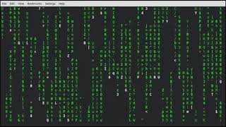 Run Cmatrix on Linux Terminal