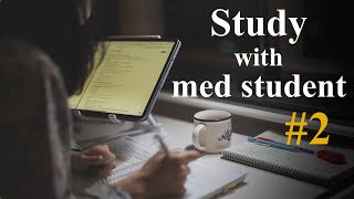 [40min] 자러가기 직전 마지막 40분...|의대생 study with me| no music, 백색소음