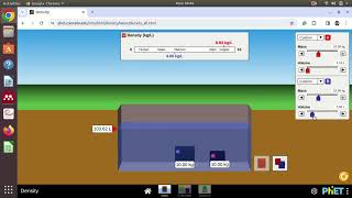 Density simulation using PhET simulations @thrustofcuriosity5407