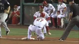 Mike Trout History and the sixth in Angels history to hit for the cycle 21/05/2013