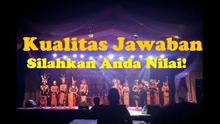 Kelucuan Saat Tanya Jawab Bujang Dara Gawai Dayak di Pontianak KALBAR 2018