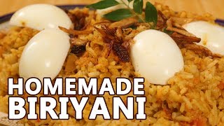 Homemade Chicken Biriyani Recipe | Mallika Joseph FoodTube