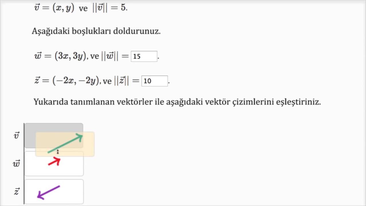 Skaler Çarpım Analizi (Kalkülüs / Vektörler) - YouTube