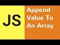 Javascript - How To Append Value To An Array From Input Text In JS [ with source code ]