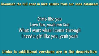 Maroon 5 - Girls Like You ft. Cardi B (Acoustic Instrumental) Karaoke