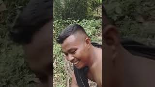 menikmati air terjun tujuh tingkat bersama bocah nelayan