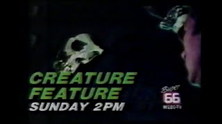 WGBO TV 66 promo for Creature Feature day...