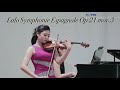 Lalo Symphonie Espagnole Op.21 mov.3 Intermezzo - 구혜인