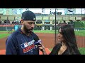 marwin gonzalez entusiasmado en la serie mundial