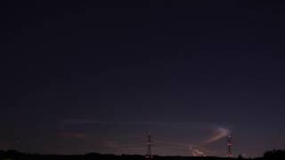 2017.1.24 H-IIA 32号機に伴うロケット雲の夜光雲