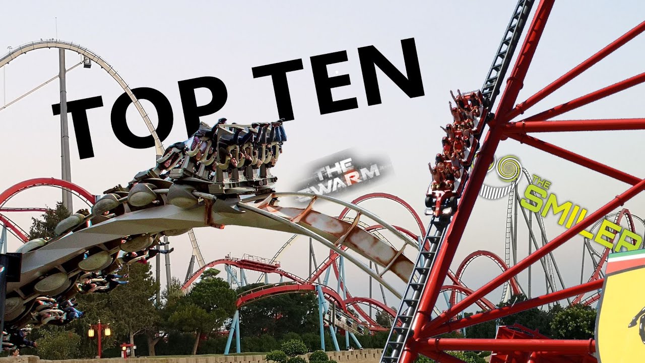 My TOP TEN Roller Coasters 2020 - YouTube