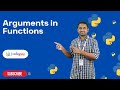 Arguments in functions | Python Tutorials - 2022 | Codegnan