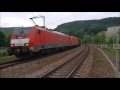 züge am bf. mettlach 12 mit br151 br152 br185 br189 und mehr...