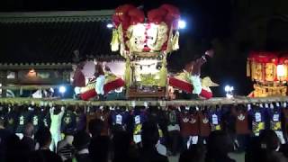 2018年　金安神社　下新田太鼓台