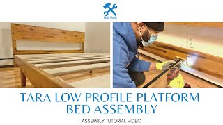 Zinus Julia 10" Wood Platform Bed Assembly Instructions (aka Tara Low Profile Platform Bed)