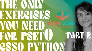 THE ONLY EXERCISES YOU NEED FOR PSET 0: FUNCTIONS - CS50 PYTHON