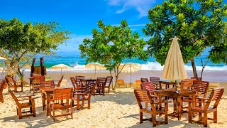 Summertime Day at Seaside Cafe Ambience ☕Bossa Nova Beach Cafe, Tropical Music for Deep Sleep, Relax