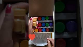 Unboxing 18 shade Camel poster colours with some rare colours🎨❤️#shorts