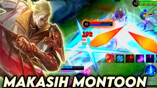 SOLO RANK DIKASIH TIM BAGUS OLEH MOONTON NOLAN MODE SANTAI😎GAMEPLAY 5 NOLAN MOBILE LEGENDS