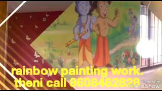 Rainbow painting work theni