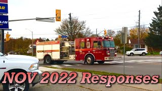 (November 2022) Guelph Emergency Response compilation