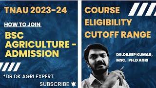 #TNAU 2023 | #BSc Agriculture | #Admission | #Admission 2023 | Important Updates | Dr.DK Agri Expert