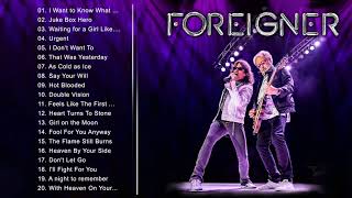 Foreigner Greatest Hits - Complete Greatest Hits Full Album of Foreigner