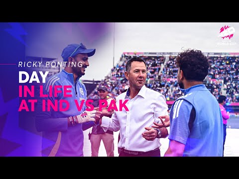 Un día en la vida de Ricky Ponting IND v PAK T20WC 2024