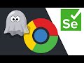 Selenium with Headless Chrome Browser, PhantomJS & HTMLUnit