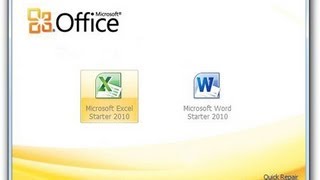 FREE - Get Microsoft Office starter Edition 2010 for Windows Vista, 7 & 8