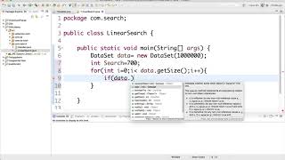 043 Linear Search implementation in Java