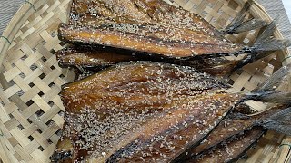 How to make sun-dried Sweet King mackerel Fish | วิธีทำปลาแดดเดียวหวานปลาอินทรีย์ | វិធីប្រលាក់ត្រី