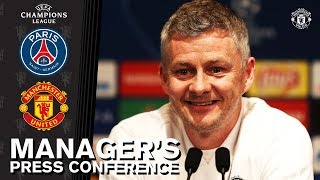 Manager's Press Conference | PSG v Manchester United | UEFA Champions League