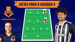 DICAS RODADA 4 | CARTOLA FC 2024 | ESPIÃO DO CARTOLA