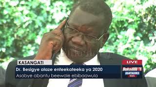 Dr, Besigye alaze enteekateeka ya 2020. Asabye abantu bewala ebibaawuula.