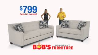 Bob's Discount Furniture $799 Living Room Sets!