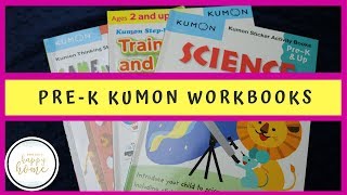 Kumon Workbooks || PreK Curriculum Review || Kumon Pre-K Science and Kumon Trains, Planes, \u0026 More