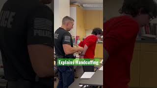 Police Show and Tell at Haines Middle School