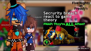 Security breach react to Game theory // Don't trust Gregory! // Fnaf/Security breach