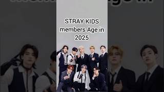Stray kids member age in 2025 #straykids #skz #felix #han#ytshorts #shorts