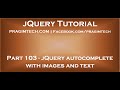 jQuery autocomplete with images and text