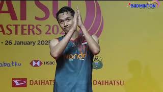 Men's Singles Final Moment |Jonatan Christie(INA) vs Kunlavut Vitidsarn(THA) |Indonesia Masters 2025