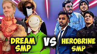 Herobrine Smp Vs Dream Smp 😈 Minecraft Players 🔥 Who Is Best? 💥 #herobrinesmp