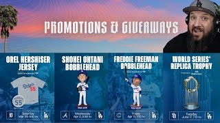 DODGERS PROMOTIONS AND GIVEAWAYS FOR 2025 (FULL LIST)!